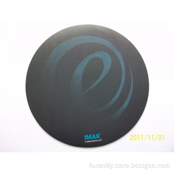 Hard Surface Mouse Pad with Skidproof Rubber Back Side